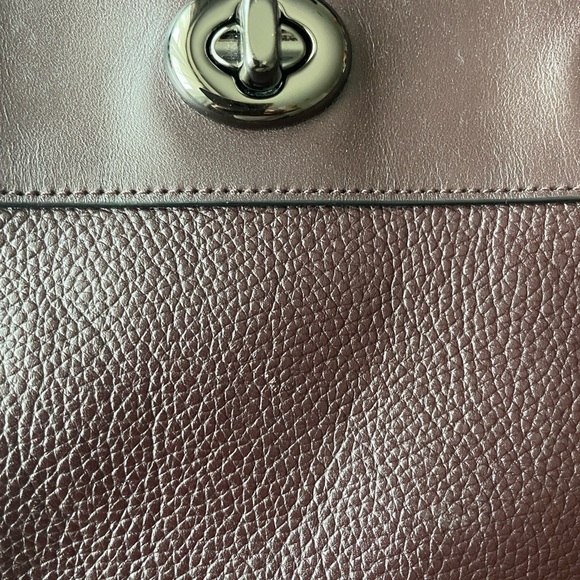 Coach Brown Leather Shoulder Bag - Picture 4 of 12